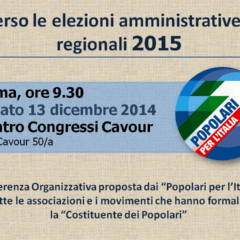 Regionali: Rivellini, Campania già al lavoro per liste Popolari per l’Italia