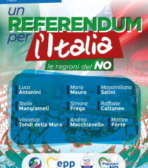 Un referendum per l’Italia – le ragioni del NO – Milano sabato 5 novembre